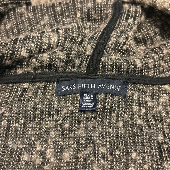 Saks Fifth Avenue hooded sweater vest - Picture 5 of 12